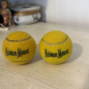 2 Vintage Neiman Marcus tennis balls